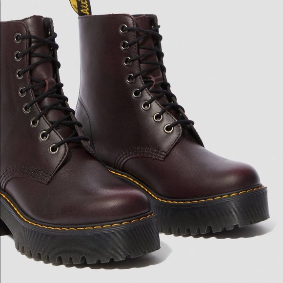 dr martens shriver burgundy